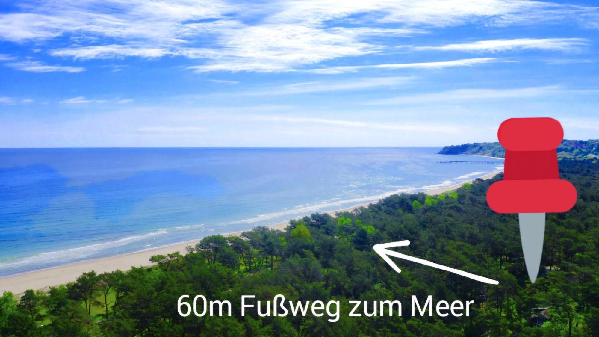 Strandhaus Ruegen - Meerblick, Sauna, Kamin & Whirlpool Baabe Exterior photo